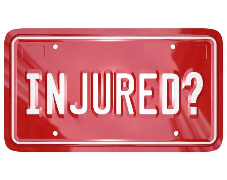 Should You Settle? - Inured License Plate Car Accident Lawyer Attorney Lawsuit